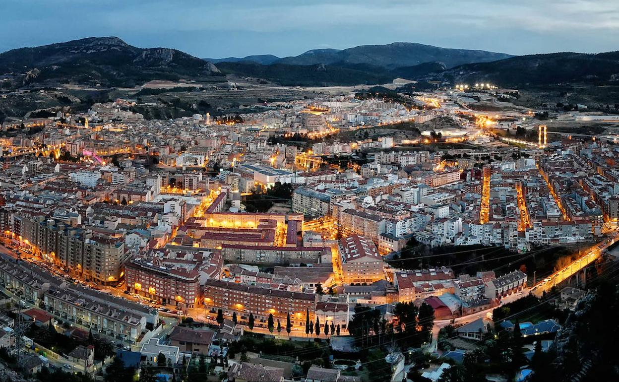 Vista panorámica de Alcoy. 