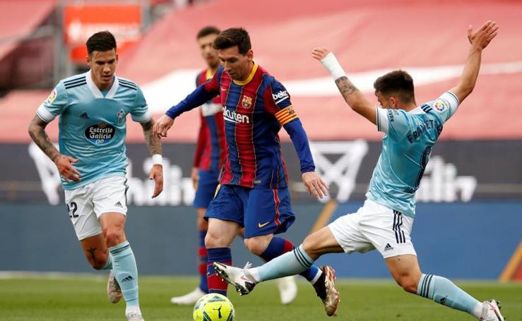 Las mejores imágenes del Barcelona-Celta