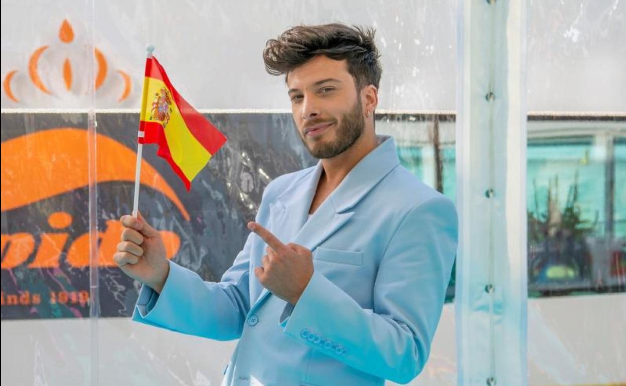 Blas Cantó en Eurovisión 2021.