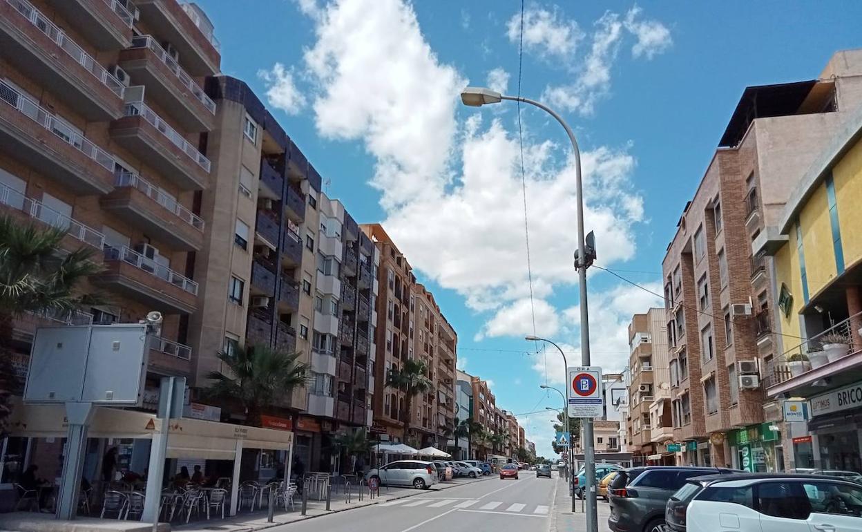 Una calle en Riba-roja de Túria. 