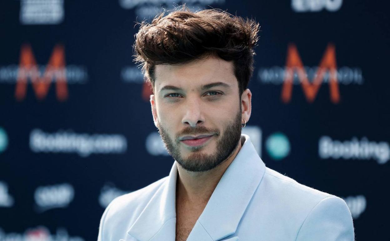 El cantante Blas Cantó, en Rotterdam, donde se celebrará Eurovisión 2021.