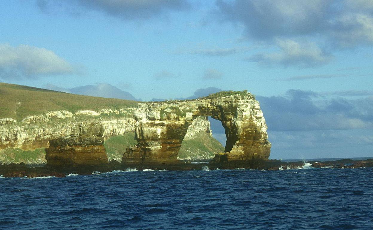 Imagen de archivo del arco de Darwin. 