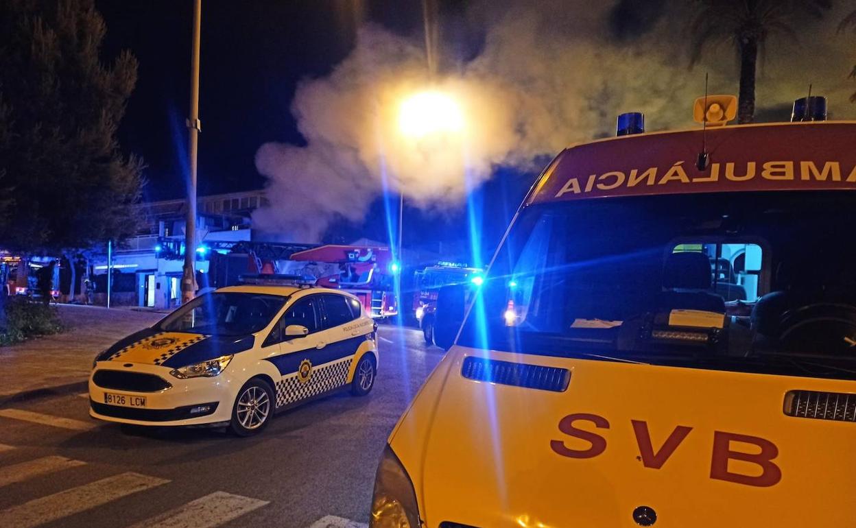 Incendio en una vivienda de la calle Obispo Victorio Oliver. 