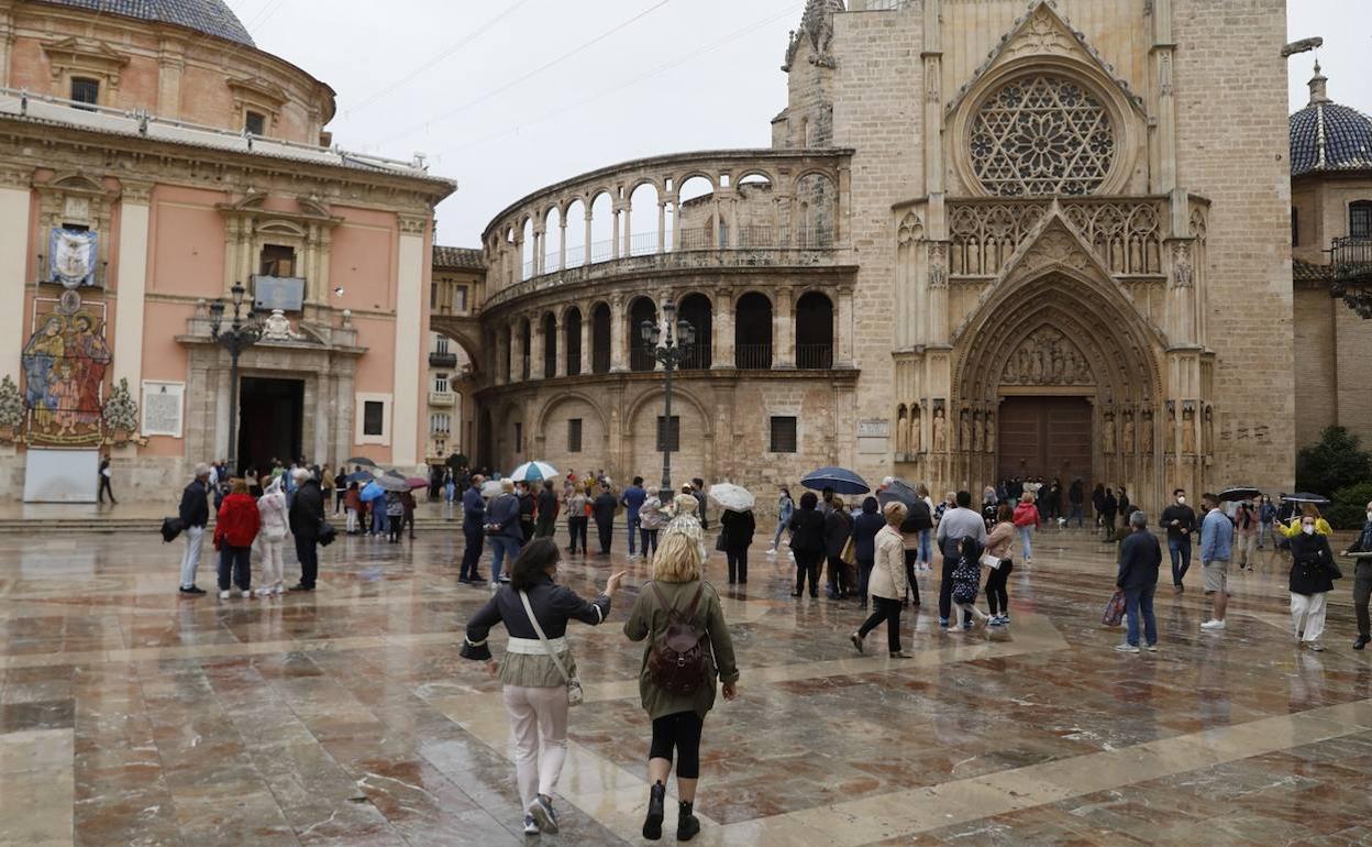 Lluvia en Valencia. 