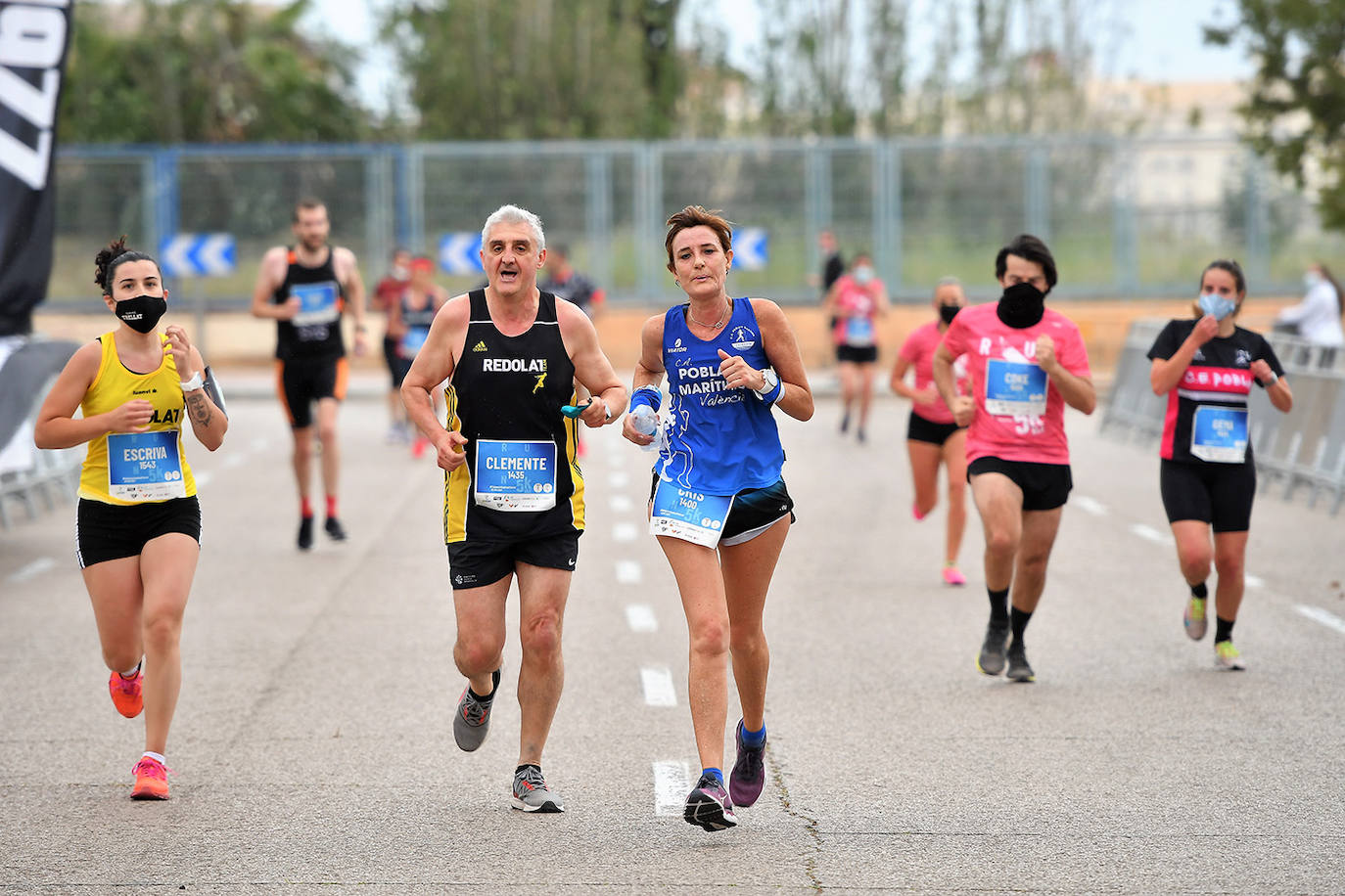 Bajo el lema 'Valencia vuelve a correr', los participantes de la 5K han salido a recorrer la ciudad de Valencia al ritmo de sus zancadas. La ciudad ha acogido la segunda carrera popular tras más de un año de parón por el coronavirus y los corredores se han lanzado a las calles con ganas e ilusión.