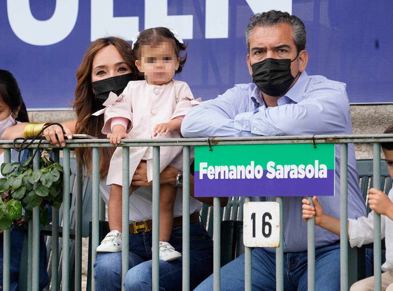 Fernando Sarasola y su familia.