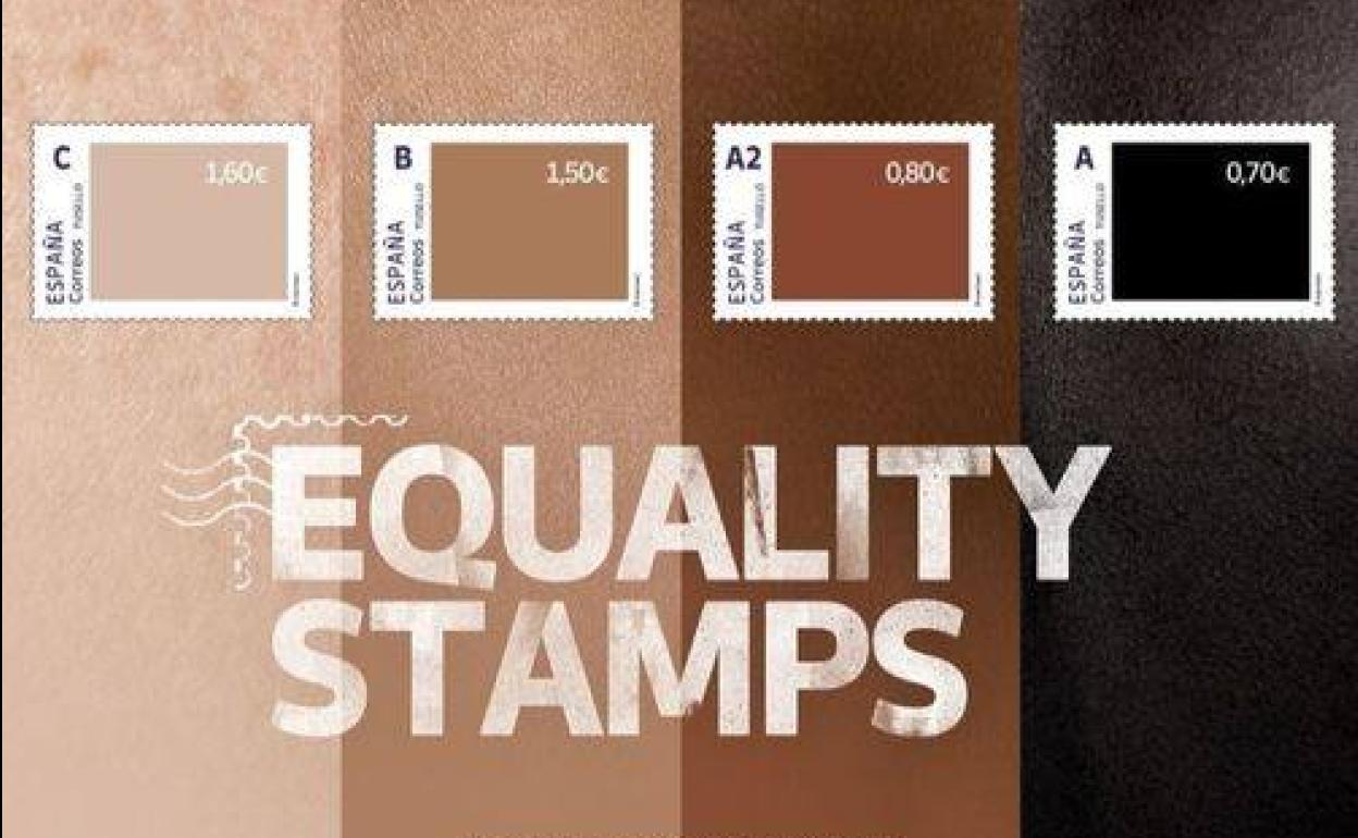 La colección de sellos 'Equality stamps' de Correos.