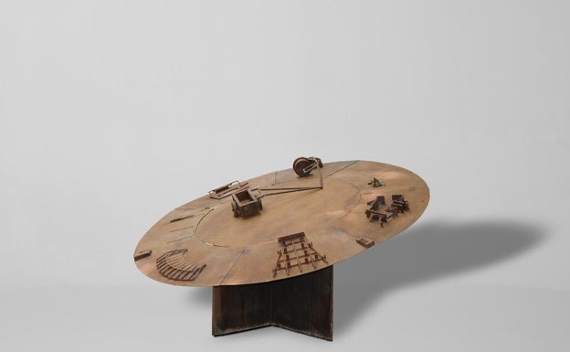 Juan Muñoz, 'Al norte de la tormenta' (1986).