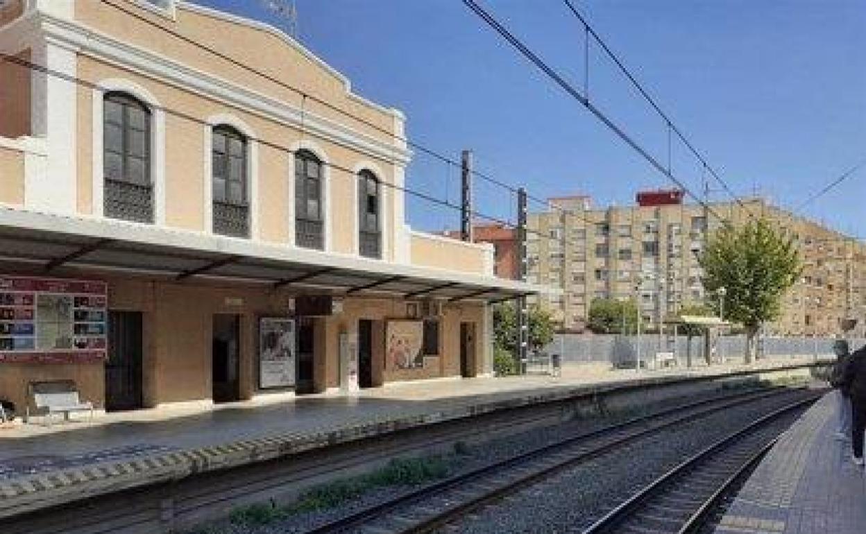 La estación en superficie de Torrent. 