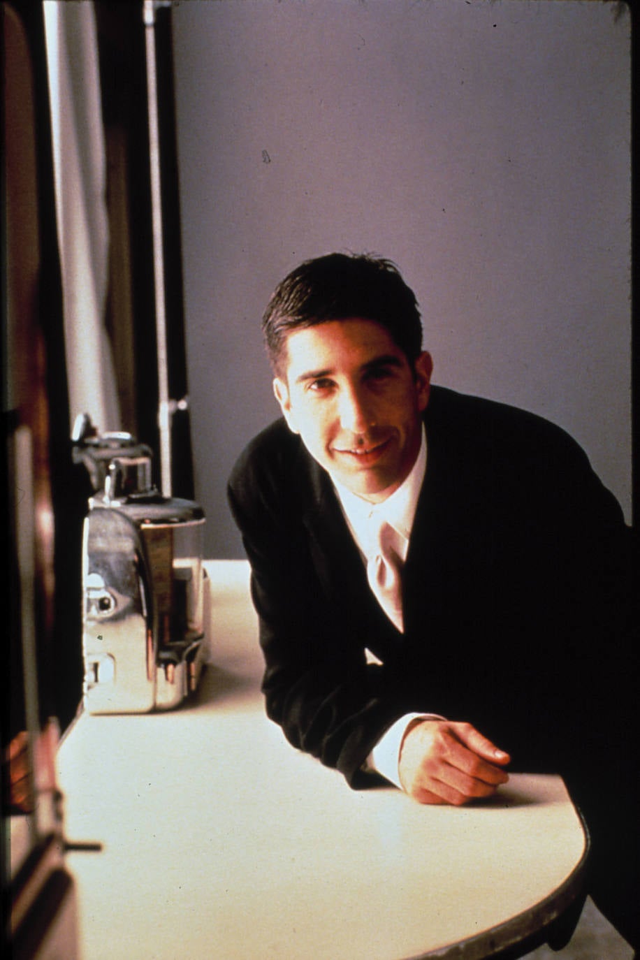 El actor David Schwimmer en el papel de Ross Geller