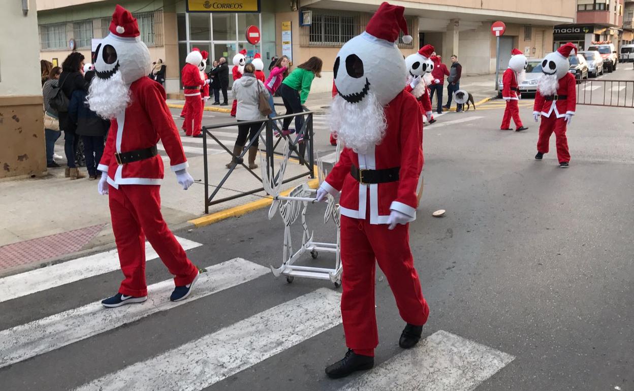 Un acto fallero en Tavernes de antes de la pandemia. 