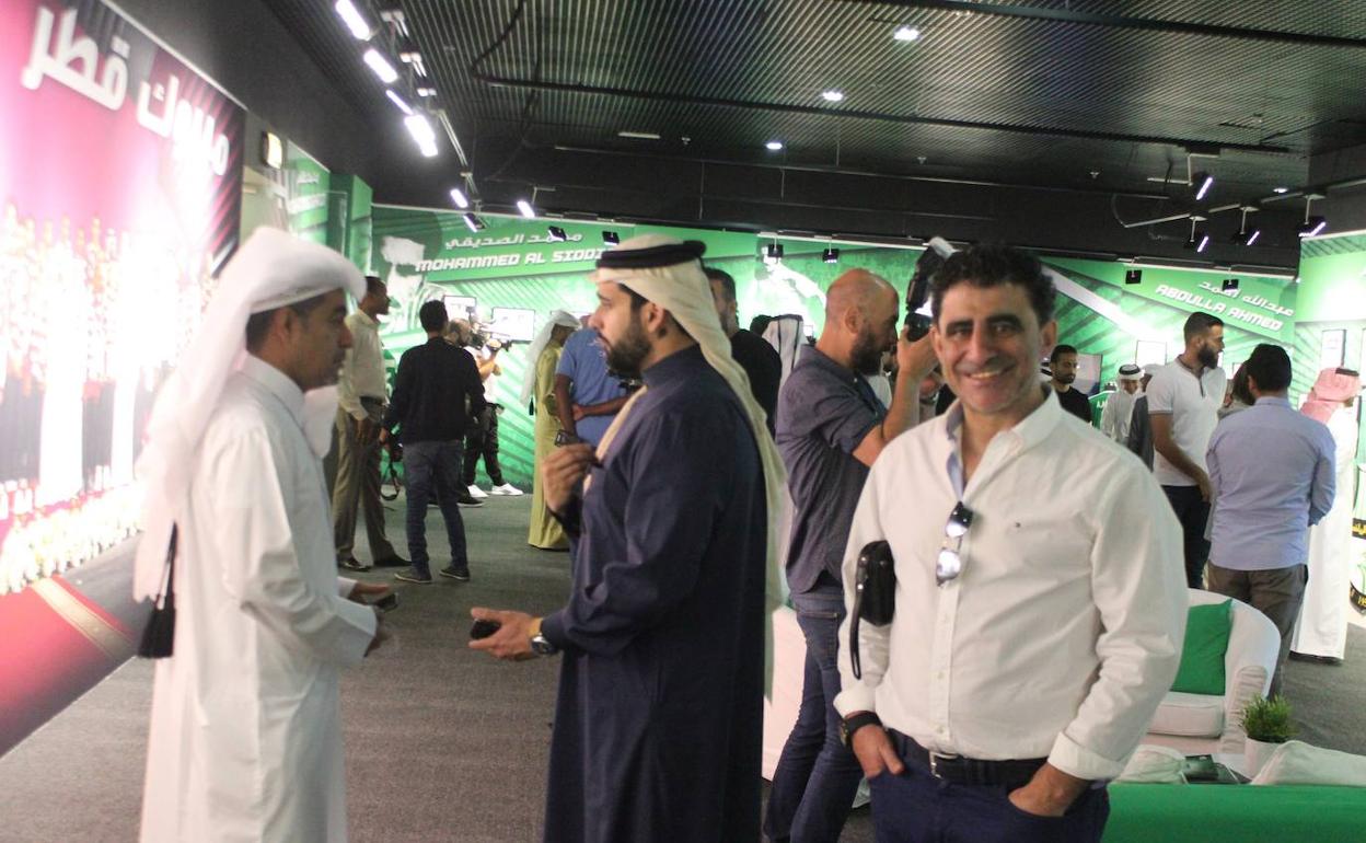 Félix Carvallo, durante un evento celebrado en Qatar.