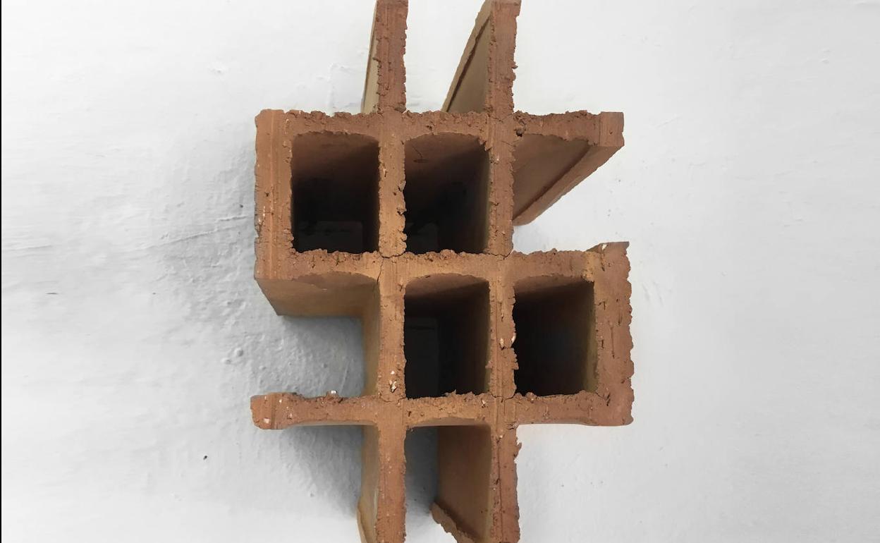Una de las obras de la exposición. 