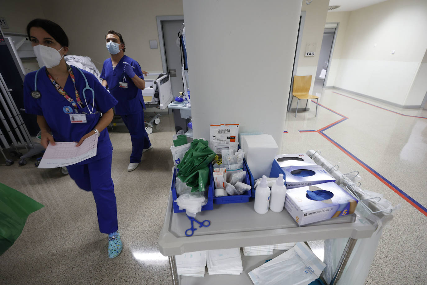 Fotos: Dentro de la UCI del hospital La Fe de Valencia