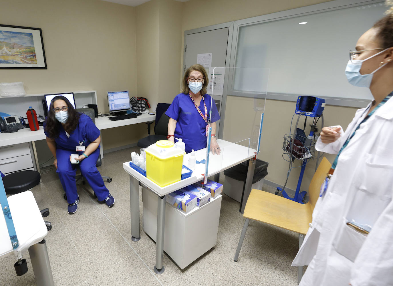 Fotos: Dentro de la UCI del hospital La Fe de Valencia