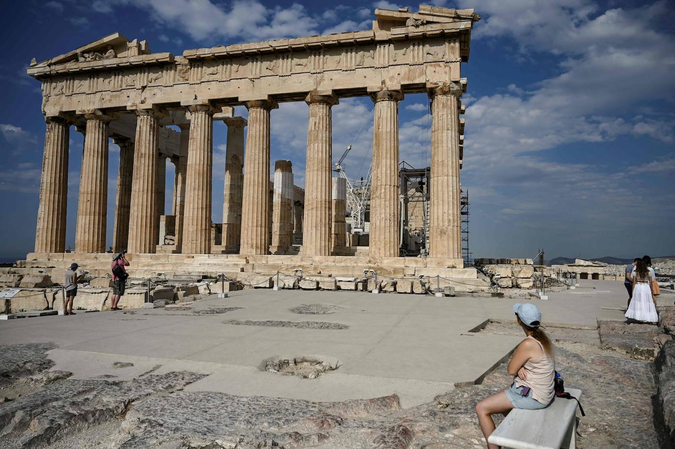 Fotos: La polémica renovación del Acrópolis de Grecia