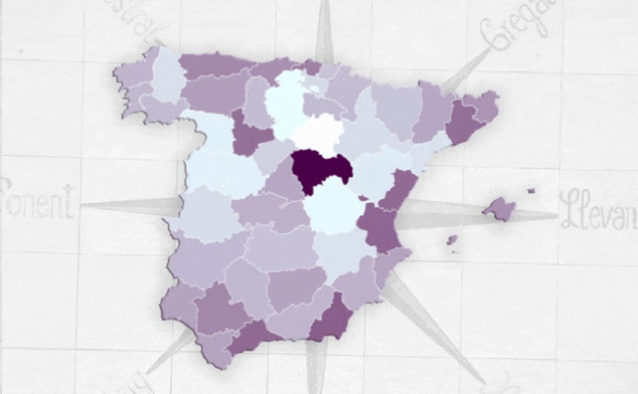 ¿En qué lugar de España se registran más divorcios?