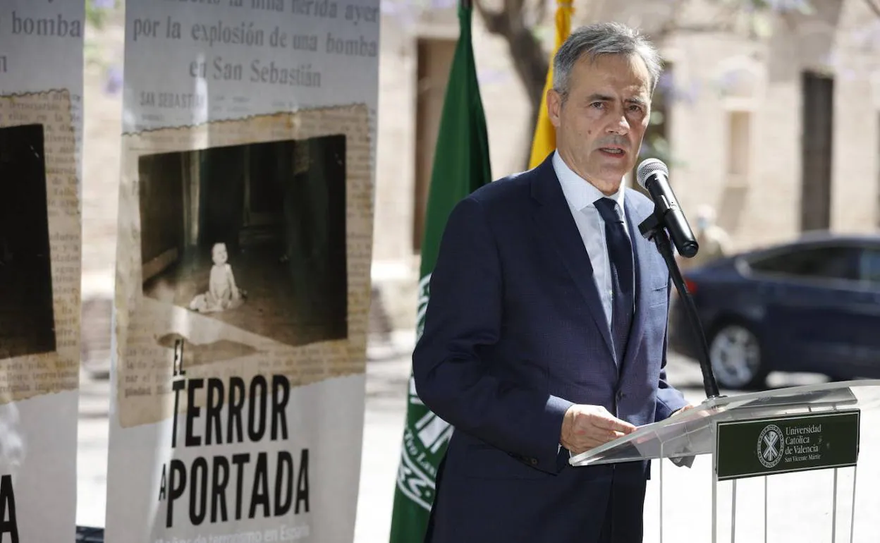 Tomás Caballero, presidente de la Fundación Víctimas del Terrorismo.