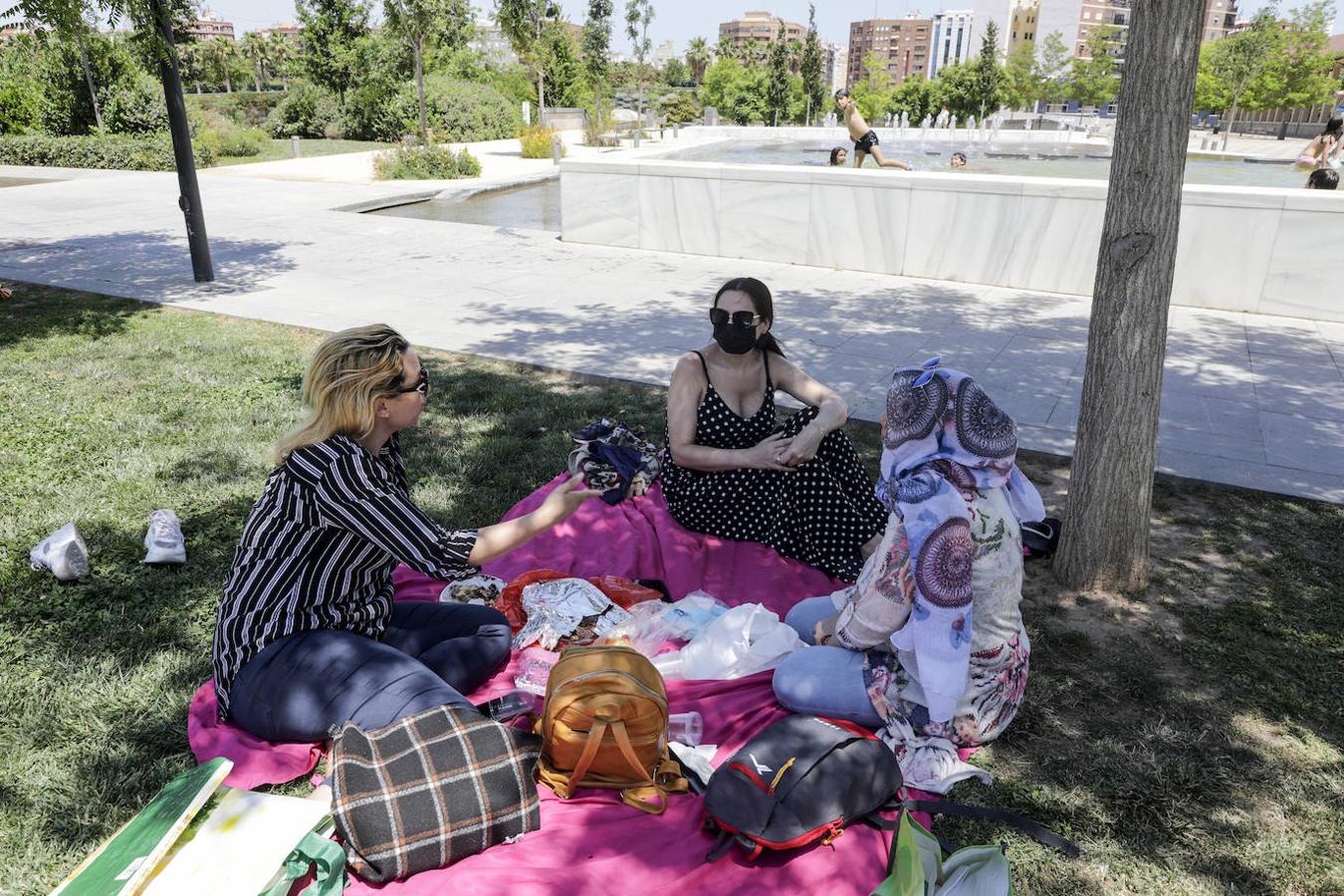 El Parque Central es escenario de numerosos picnics cada fin de semana