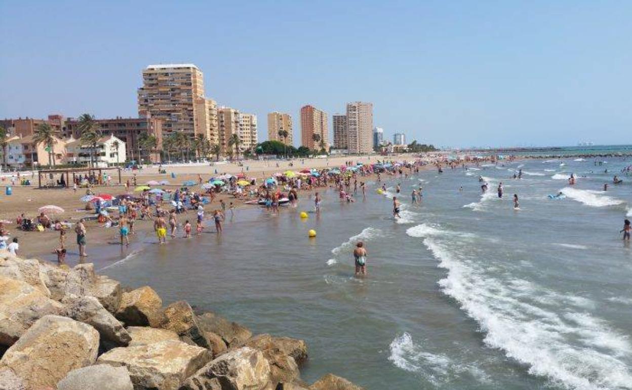 La Platja Nord de La Pobla de Farnals. 