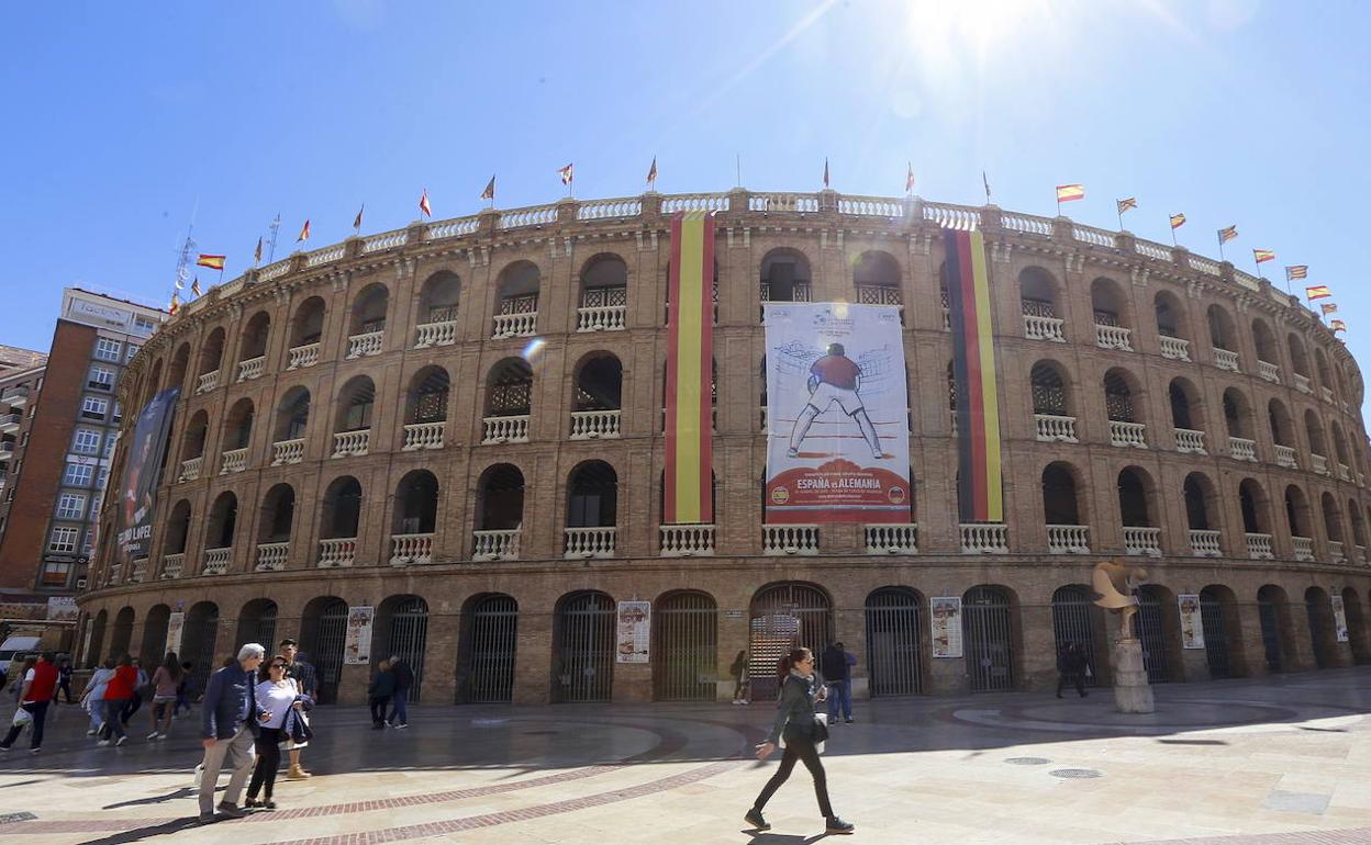 La plaza de toros de Valencia. 