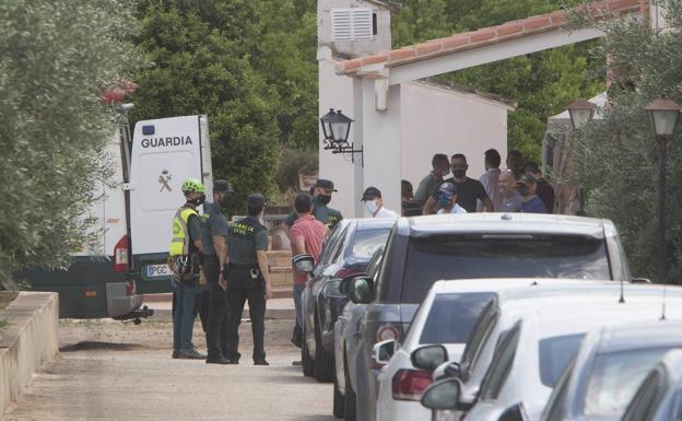 Galería. La Guardia Civil encuentra el cadáver de Wafaa en una finca familiar detenido.