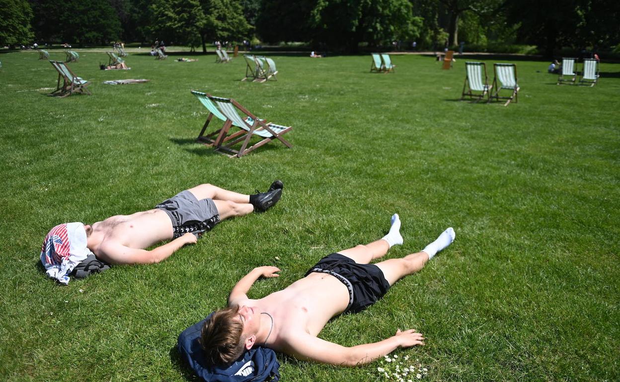 Calor con la llegada del verano. 