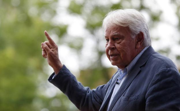 El expresidente del Gobierno Felipe González.