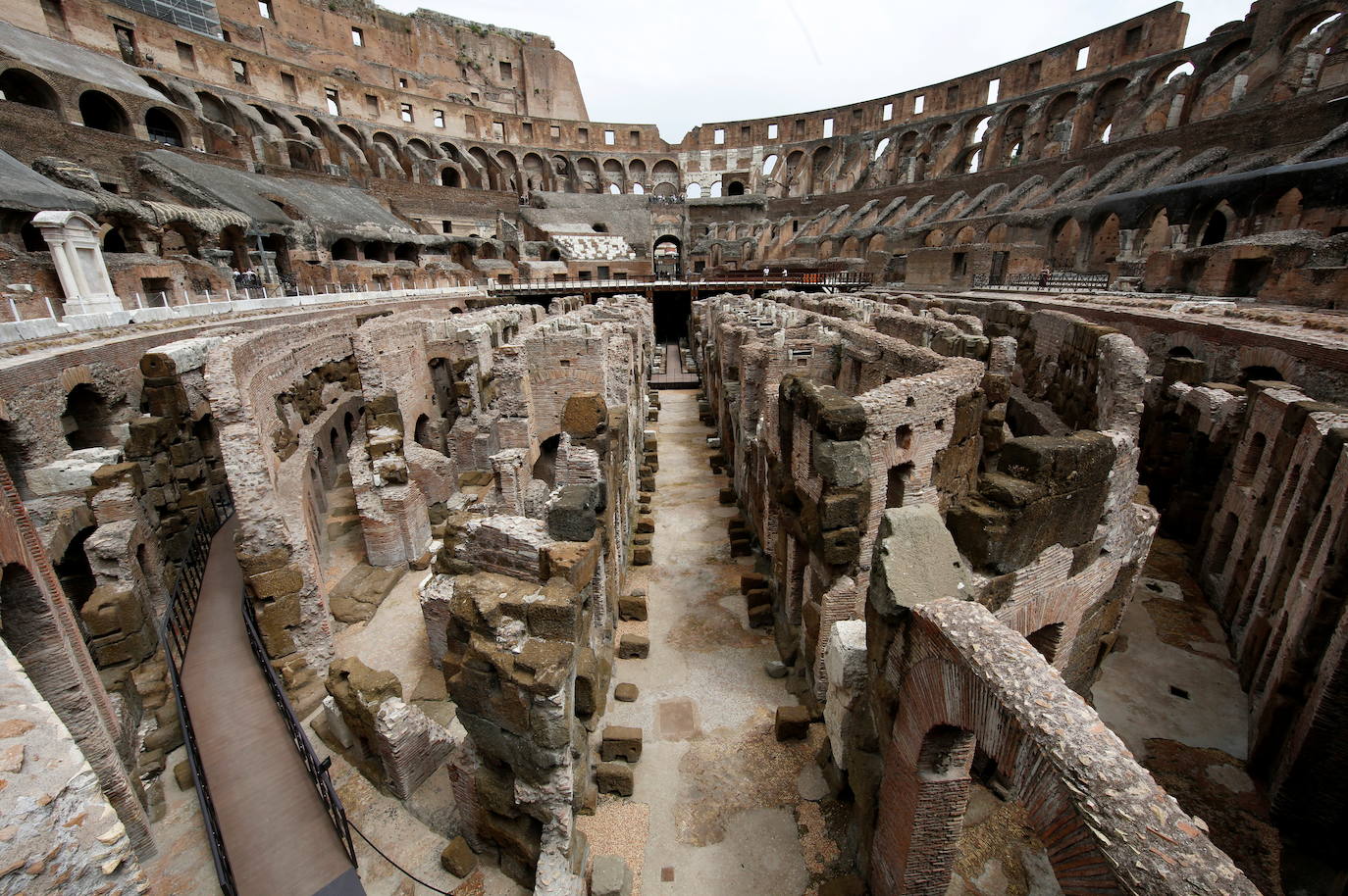 Fotos: El Coliseo abre al público la antecámara de la muerte para leones y gladiadores