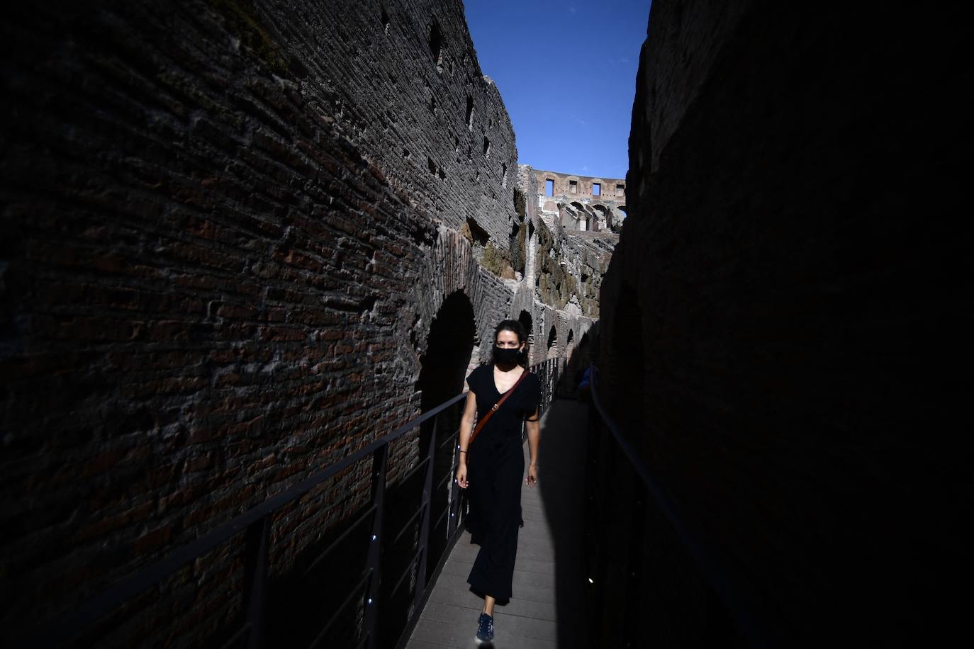 Fotos: El Coliseo abre al público la antecámara de la muerte para leones y gladiadores