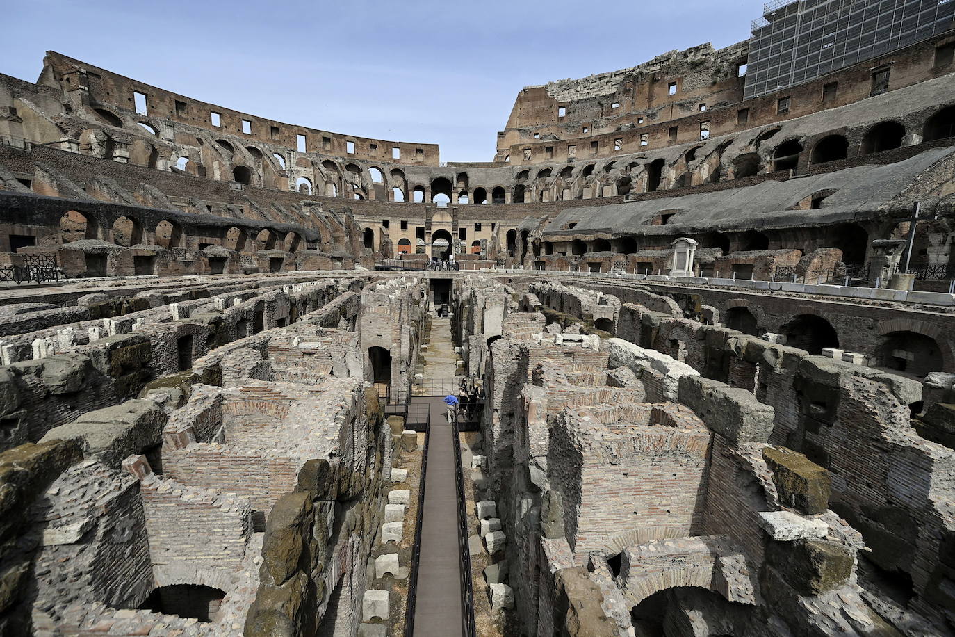 Fotos: El Coliseo abre al público la antecámara de la muerte para leones y gladiadores