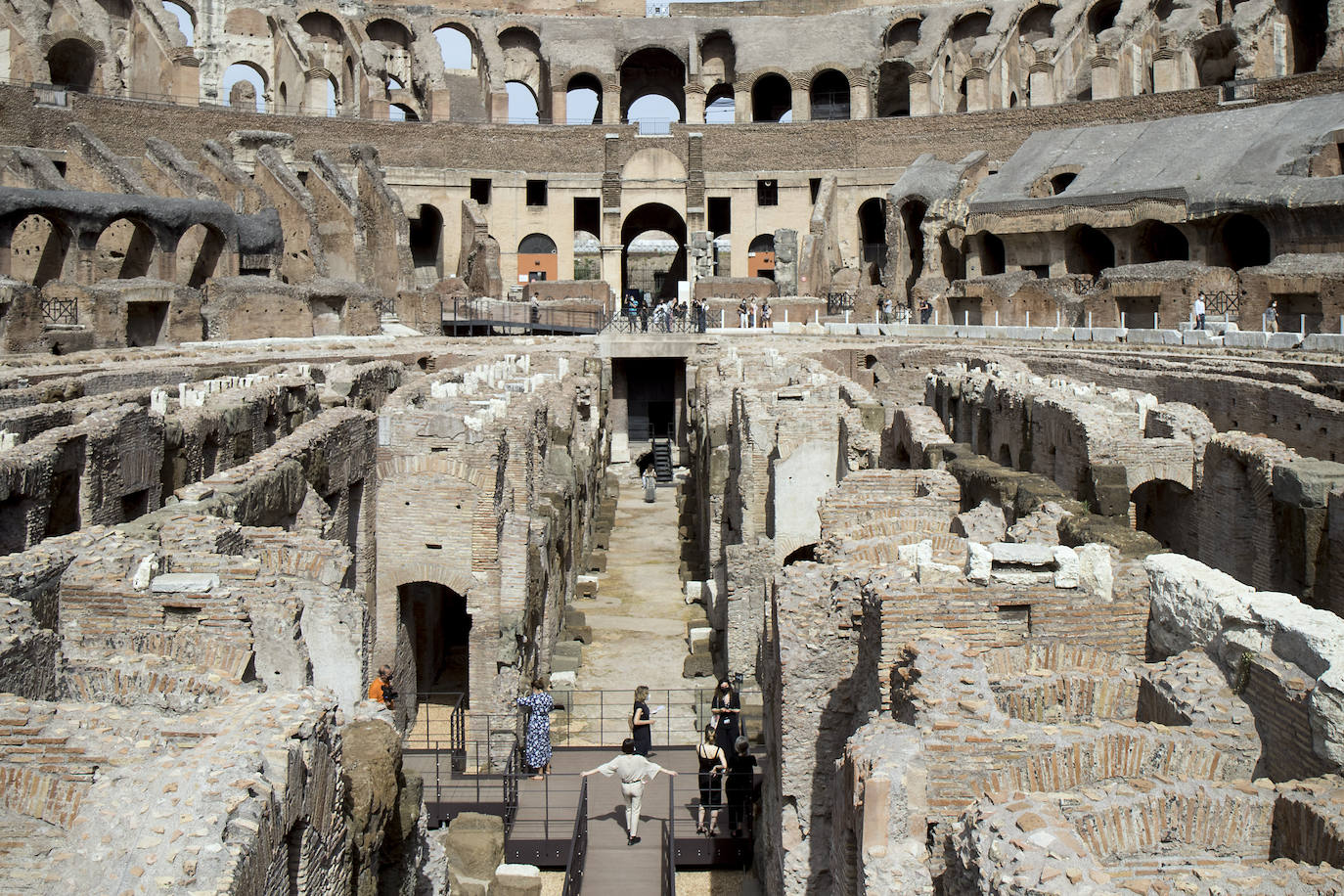 Fotos: El Coliseo abre al público la antecámara de la muerte para leones y gladiadores