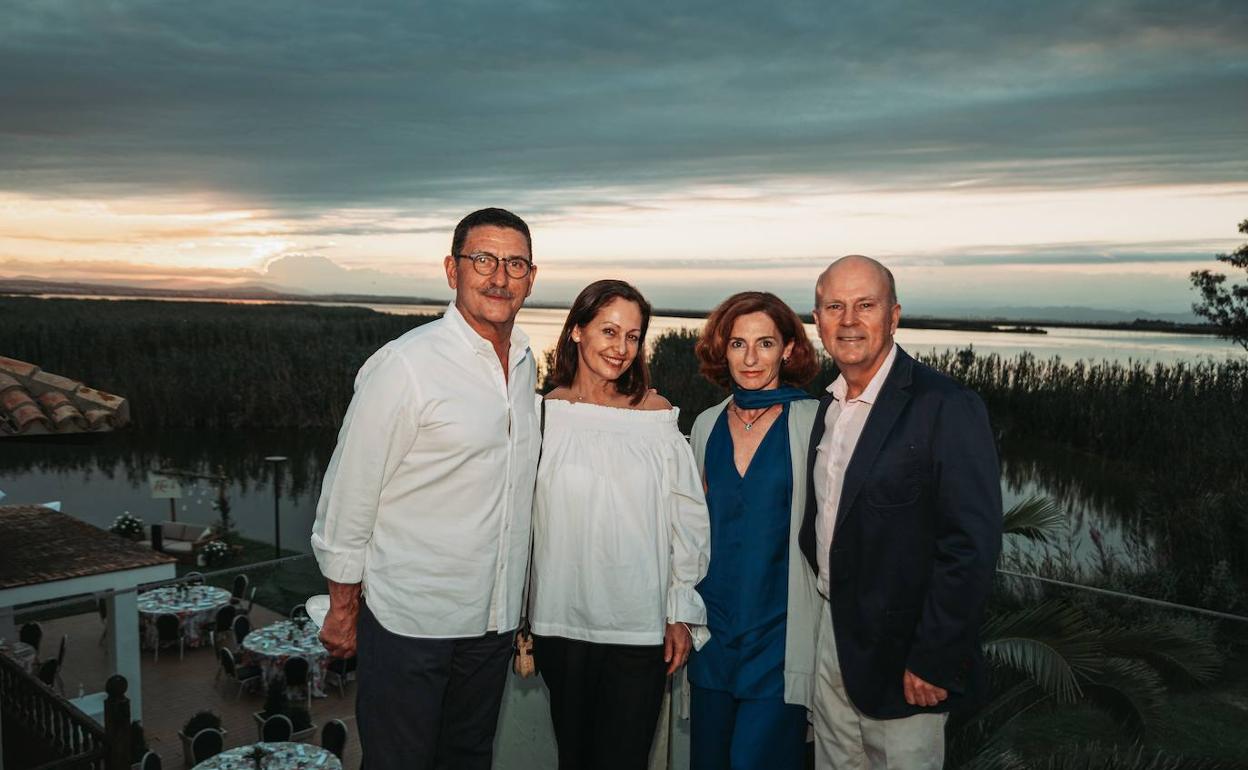 José Luis Zaragosí, Isabel Moreno, Pilar Giner y Máximo Buch.