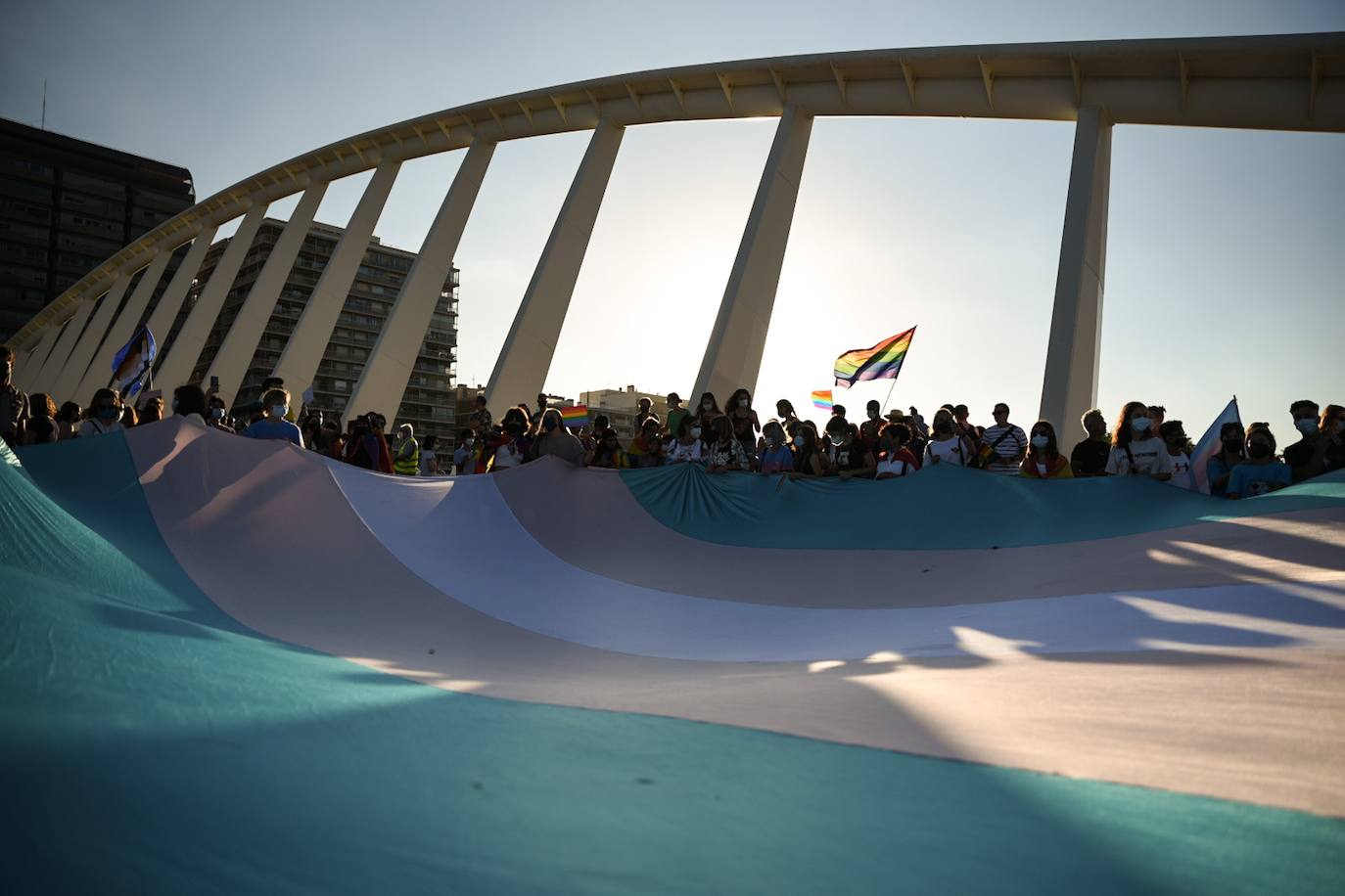 Marcha del Día de Orgullo 2021 en Valencia. 