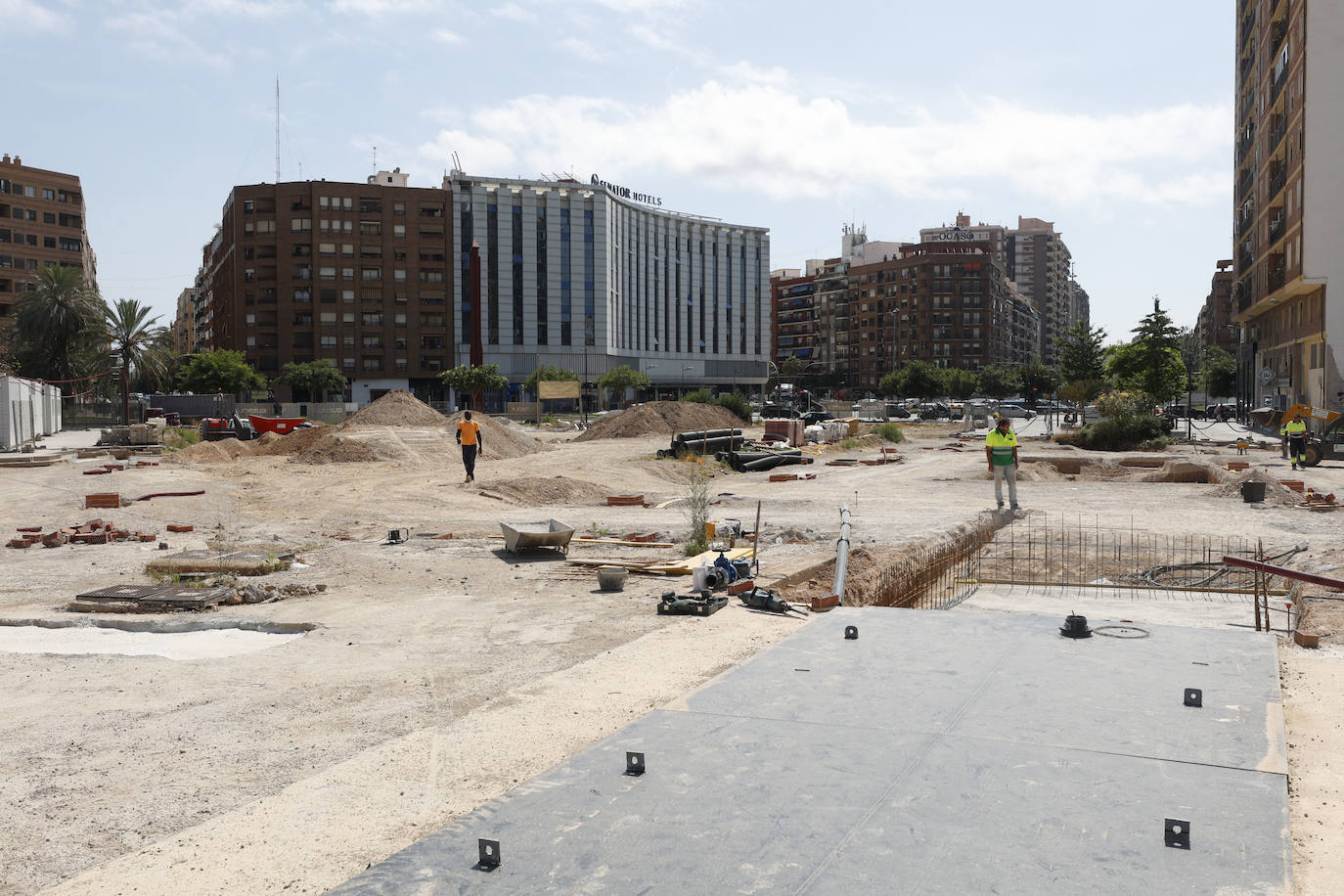 Fotos: Obras en el Parque Central de Valencia