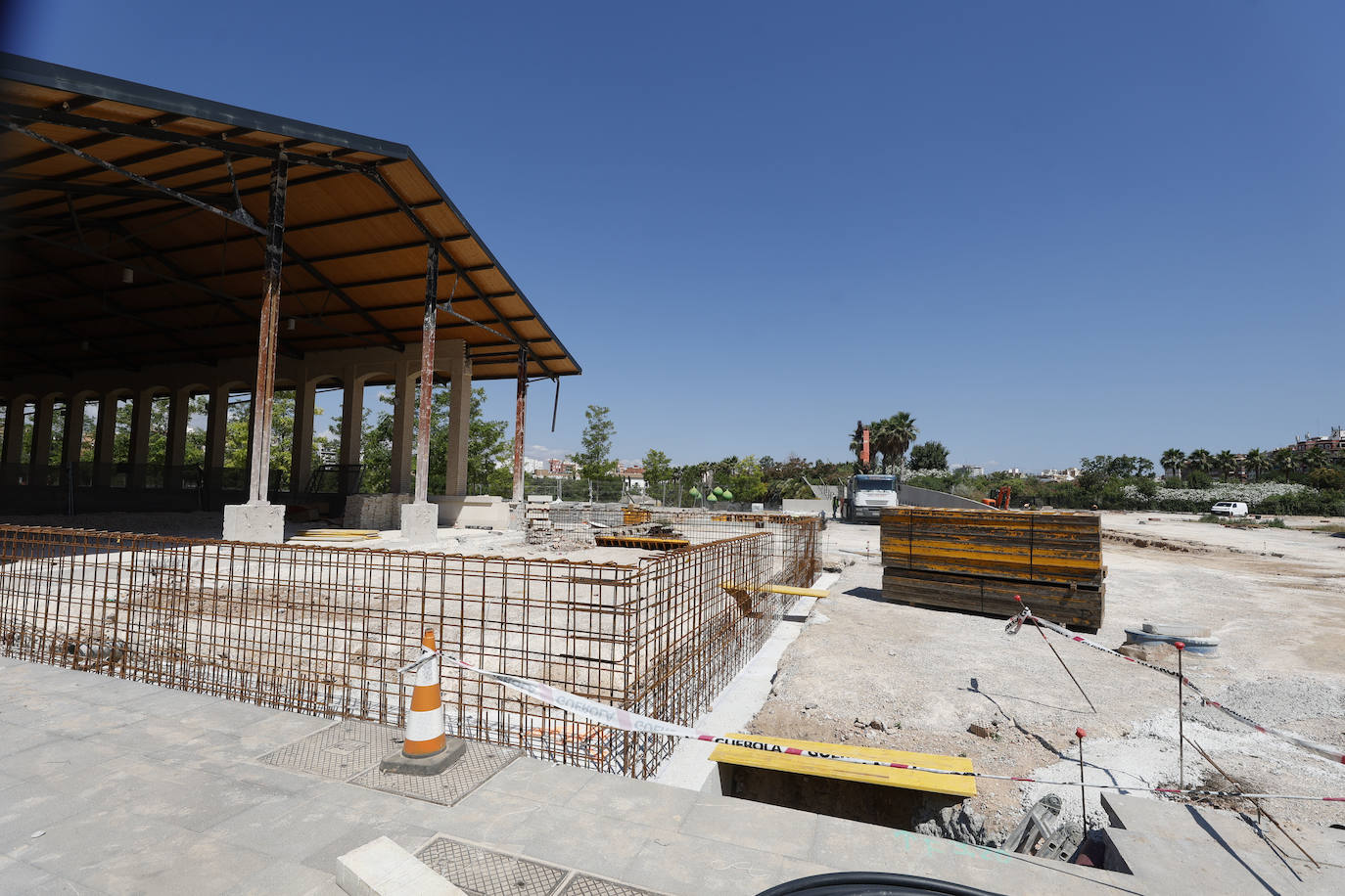 Fotos: Obras en el Parque Central de Valencia