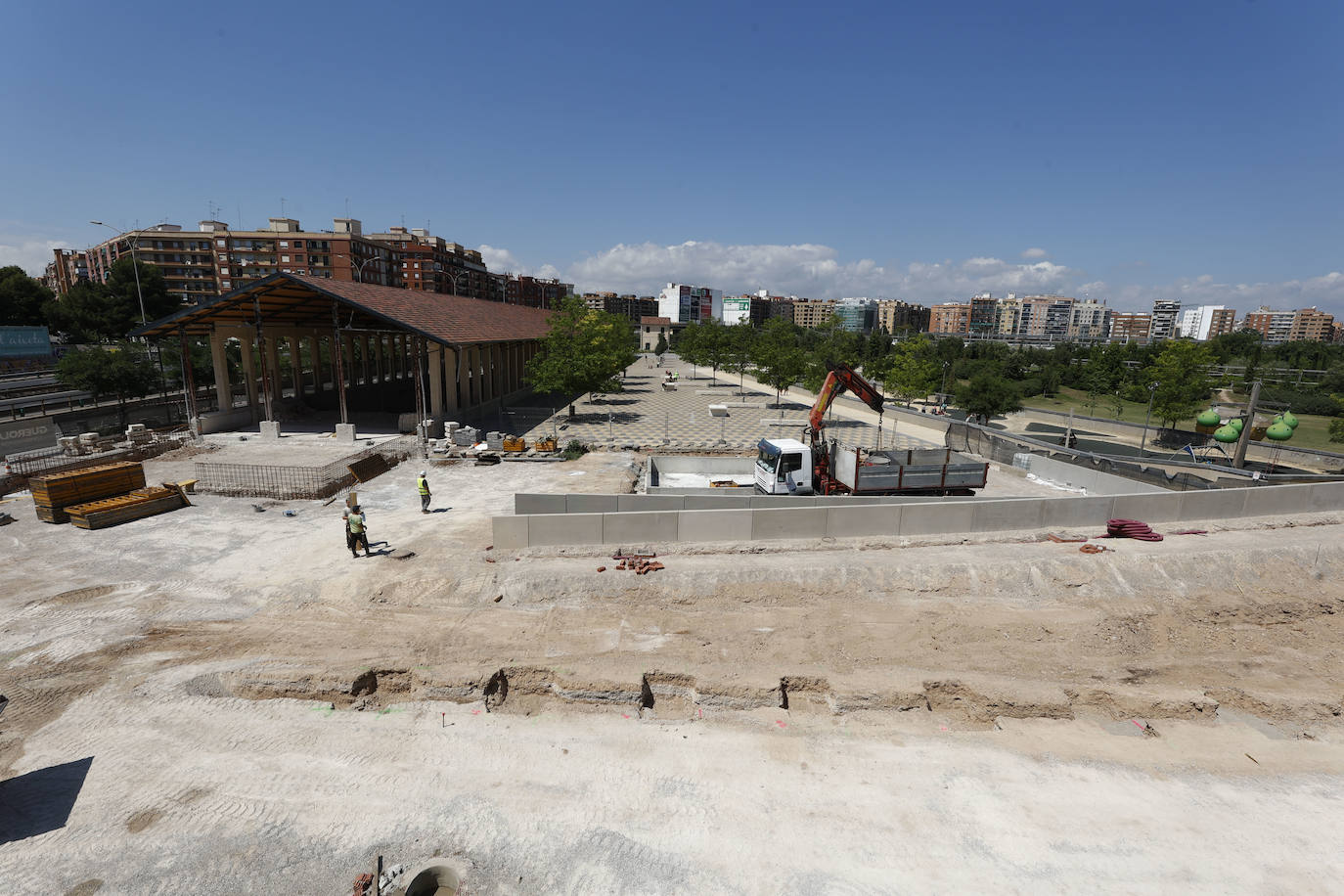 Fotos: Obras en el Parque Central de Valencia