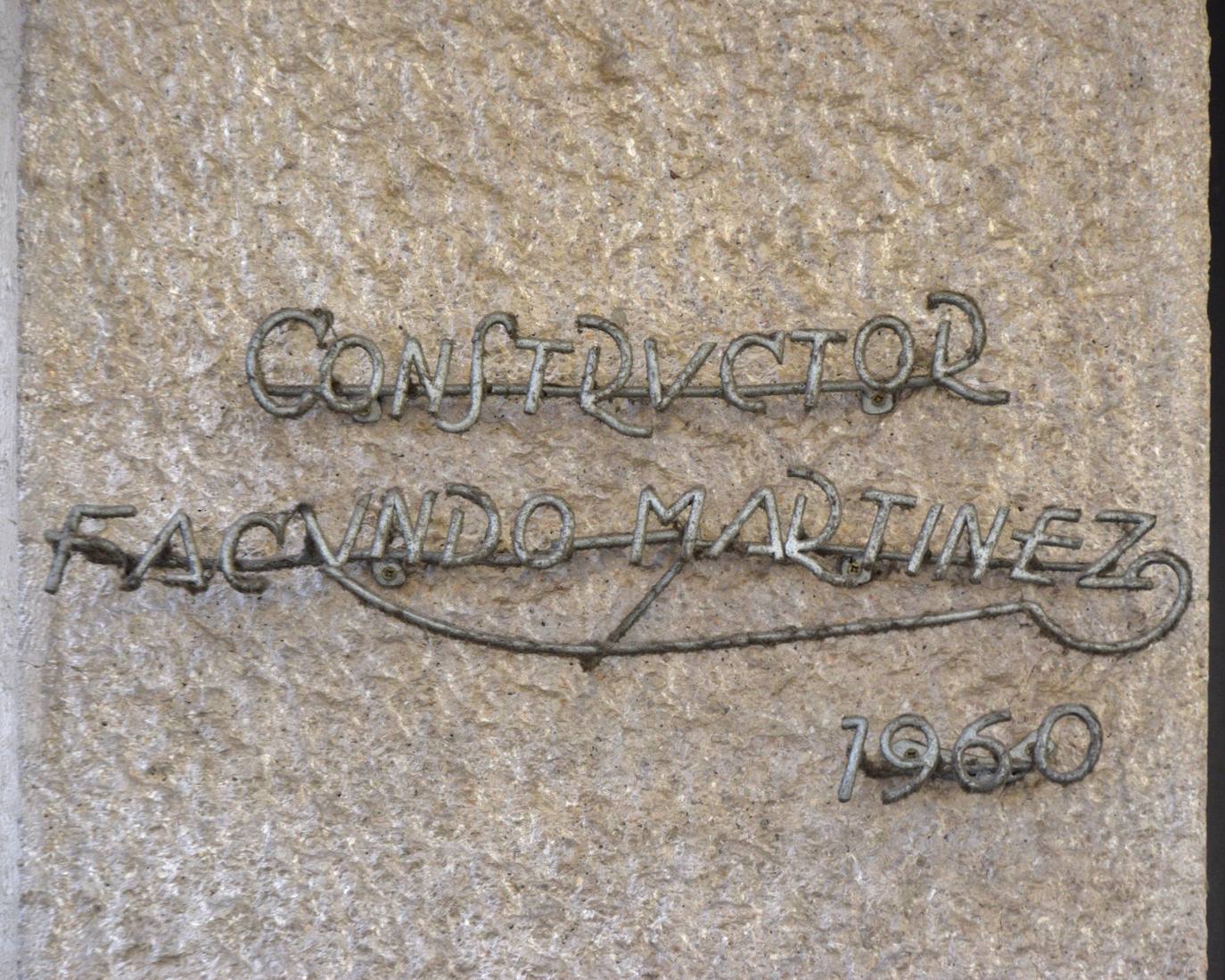 Firma Facundo Martínez de 1960