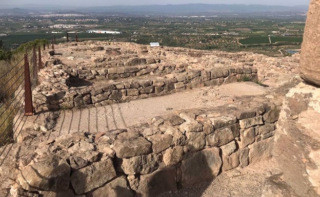 Ruinas prerromanas, uno de los alicientes para esta atractiva ruta. 