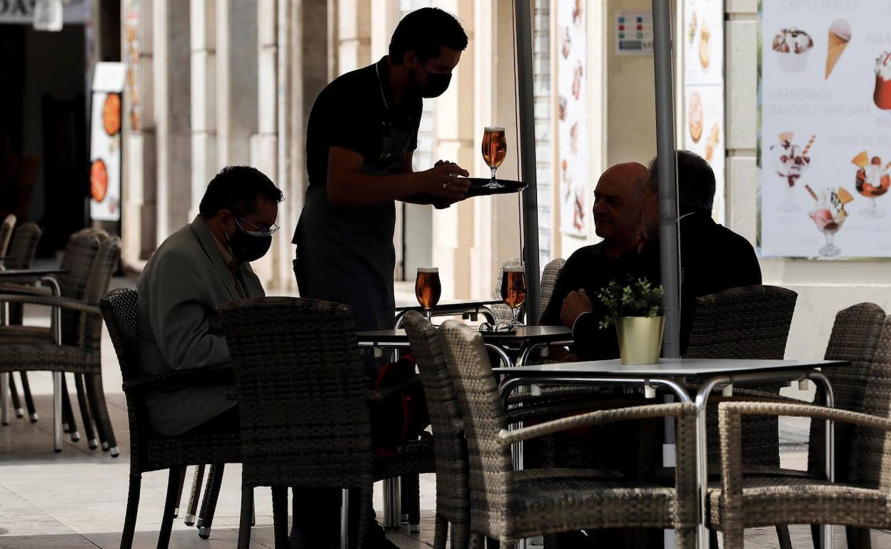 Una terraza en Valencia.