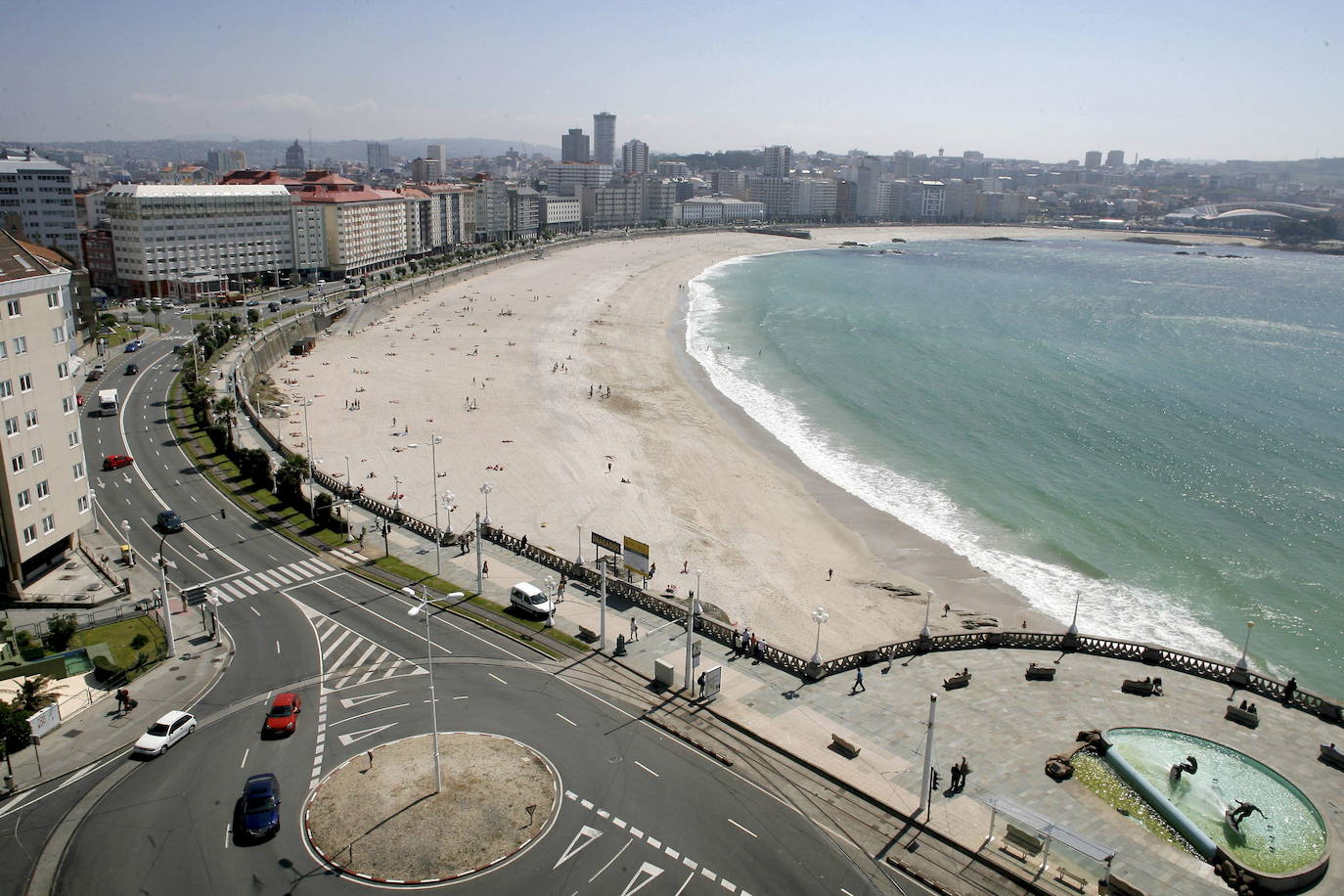 Playa de Riazor (La Coruña)