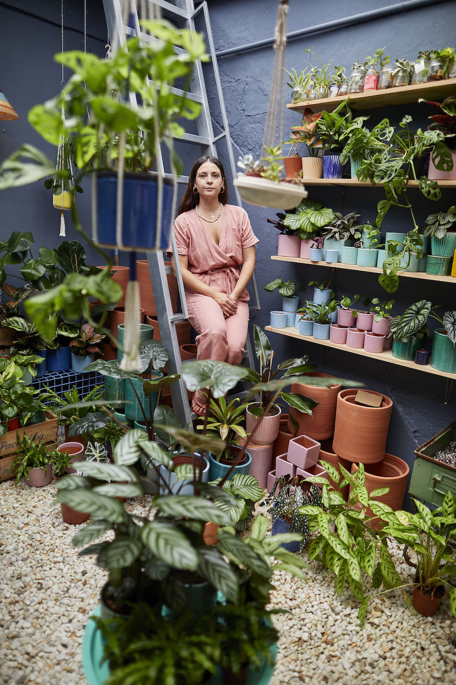 Mery Gil, una de las propietarias de Hinojo Bazar