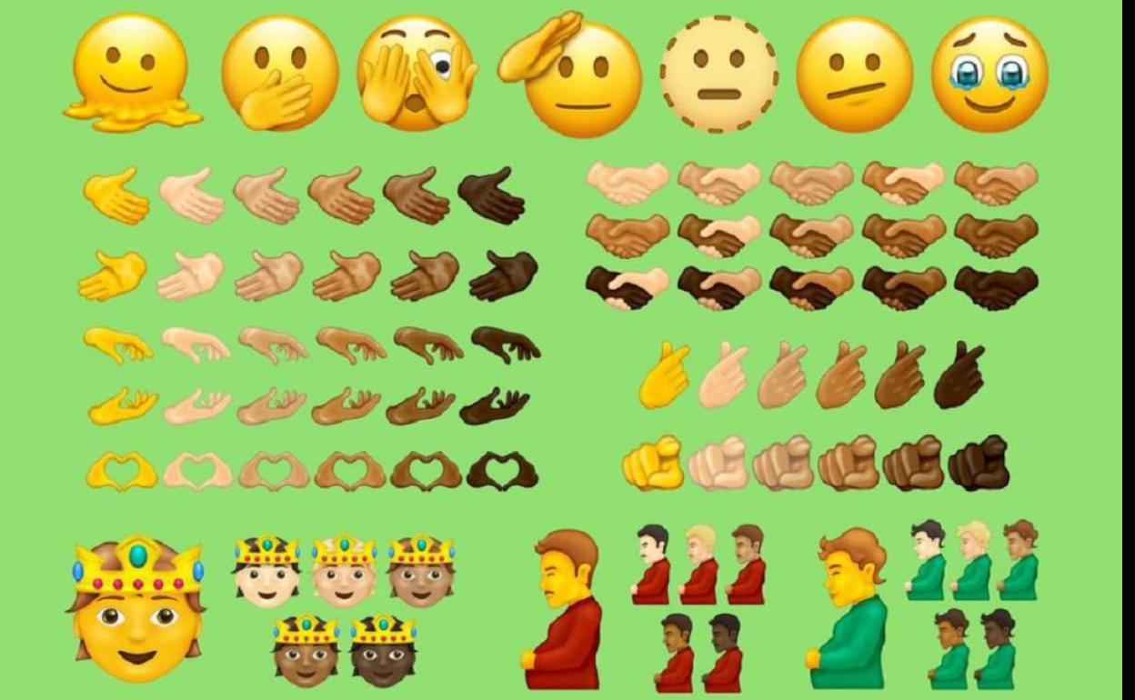 Lista de nuevos emojis