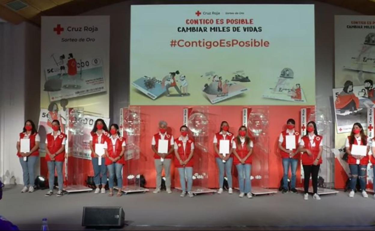 Un momento del sorteo. 