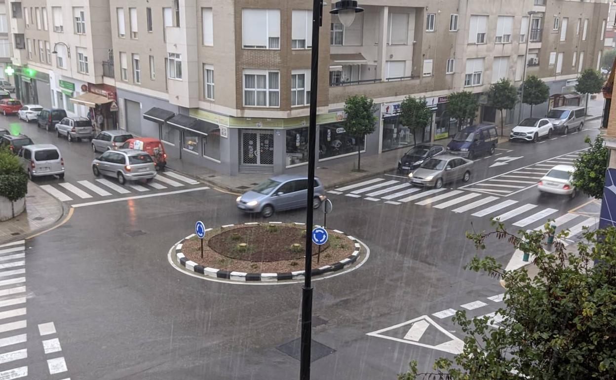 Lluvia en el municipio de Alzira.