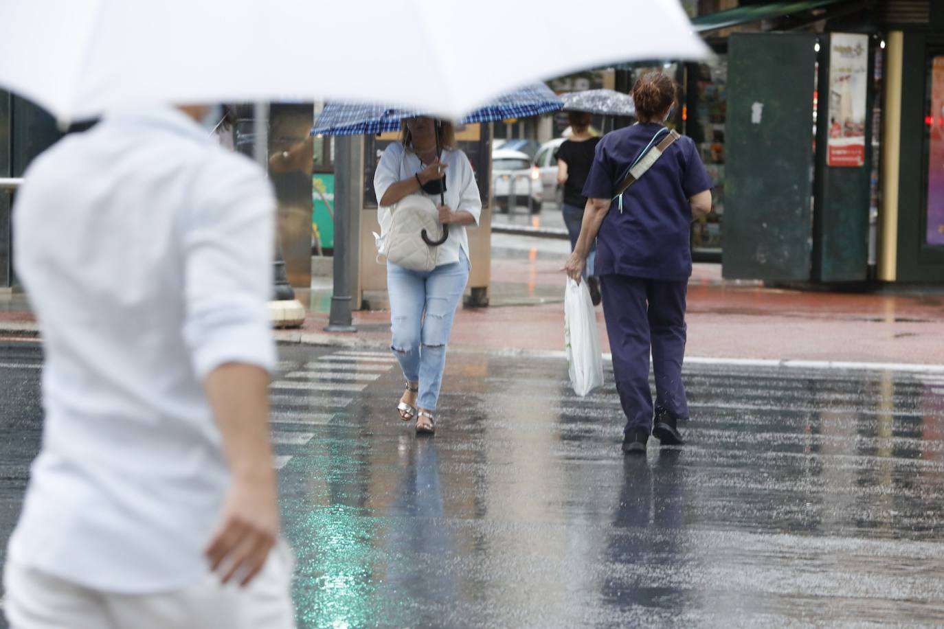 Lluvia en Valencia. 