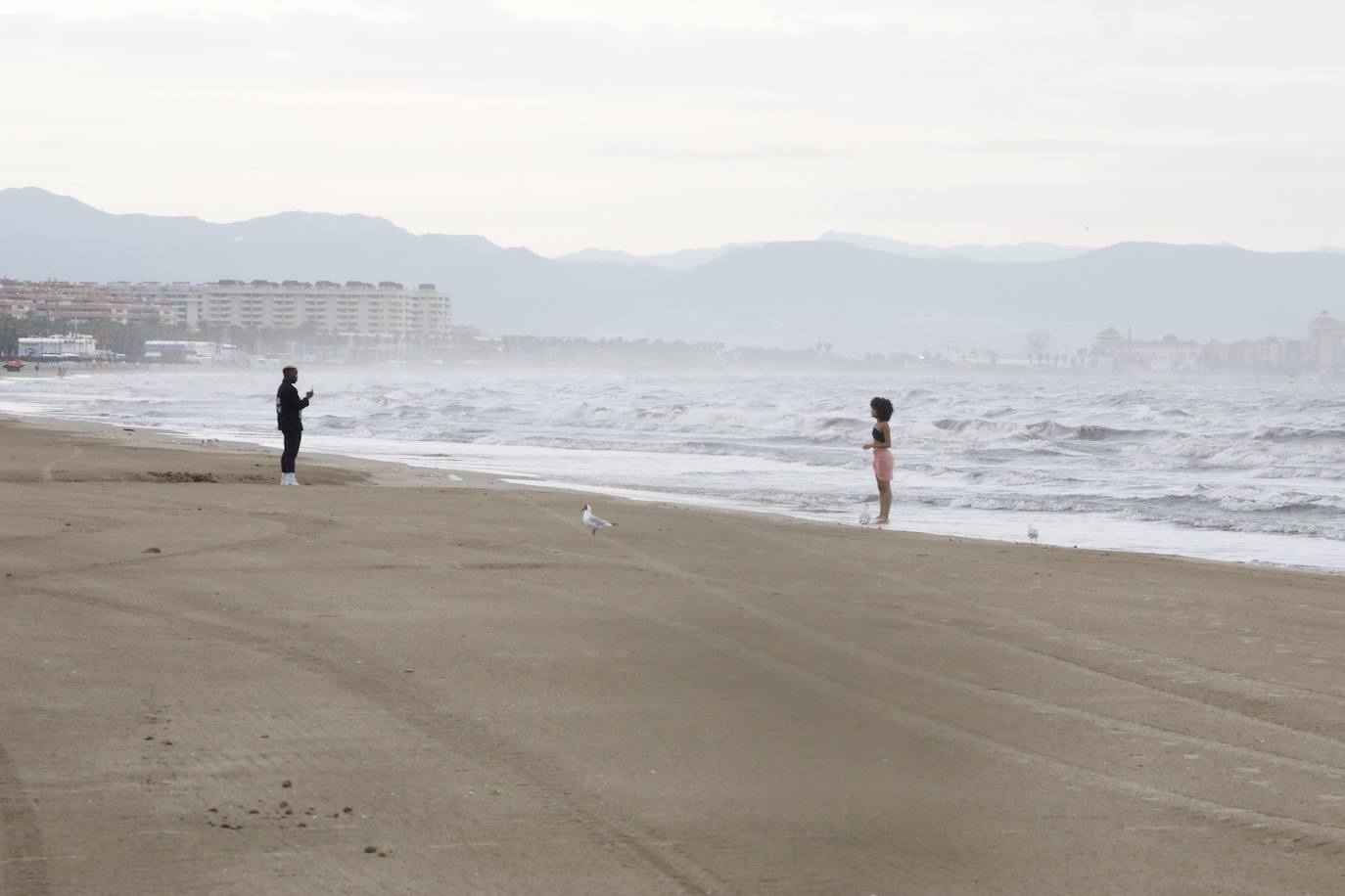 Lluvia en Valencia.