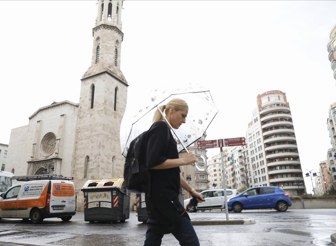 Lluvia en Valencia. 