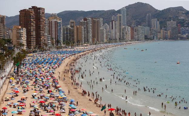 ¿Cómo están hoy las playas de Benidorm?