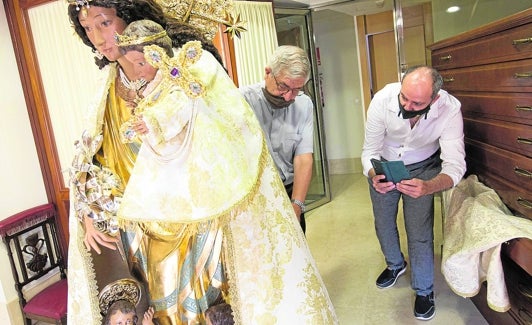 El rector de la Basílica, Jaime 